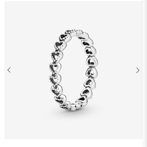 Pandora Band of Hearts Ring
